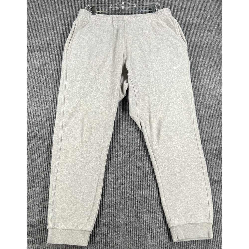 Nike Sportswear Club Fleece Jogger Pants Mens XL Extra Large Gray Active Casual